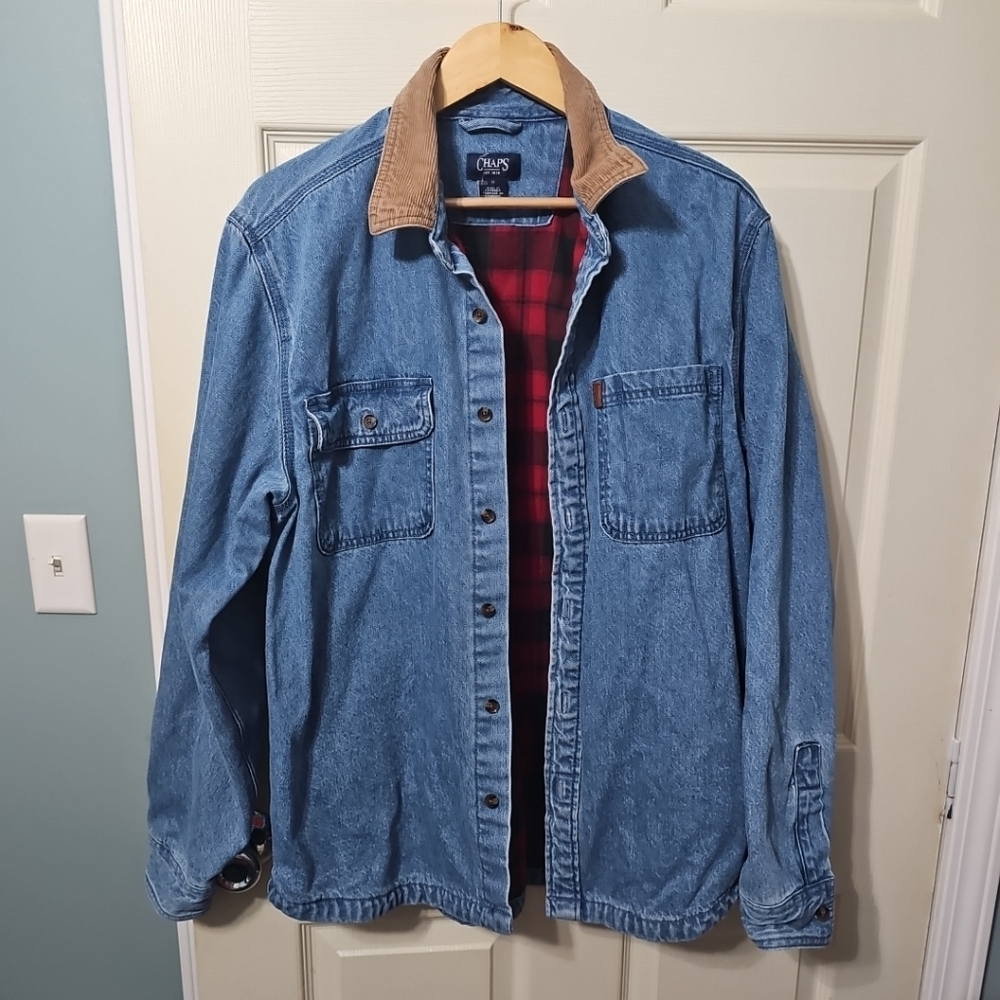 Chaps Blue Lightweight Jacket for Casual Wear